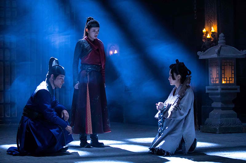 映画『王朝の陰謀　謎の壁画と舞姫殺人事件』 中国版シャーロックホームズ、判事ディーが謎の怪奇殺人事件に挑む！ 都で起こる怪奇な殺人事件に隠された巧妙な罠を暴くミステリー・アクションの決定版！ シーン画像